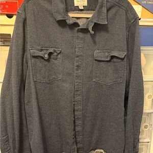 Goodfellow & Co Blue Button-Up Utility Shirt